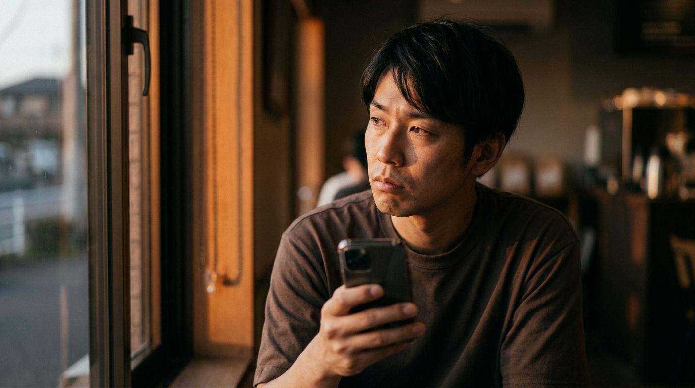 婚活に疲れた人の情景
