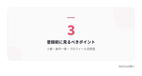 チェックすべき3ポイントの統計データ