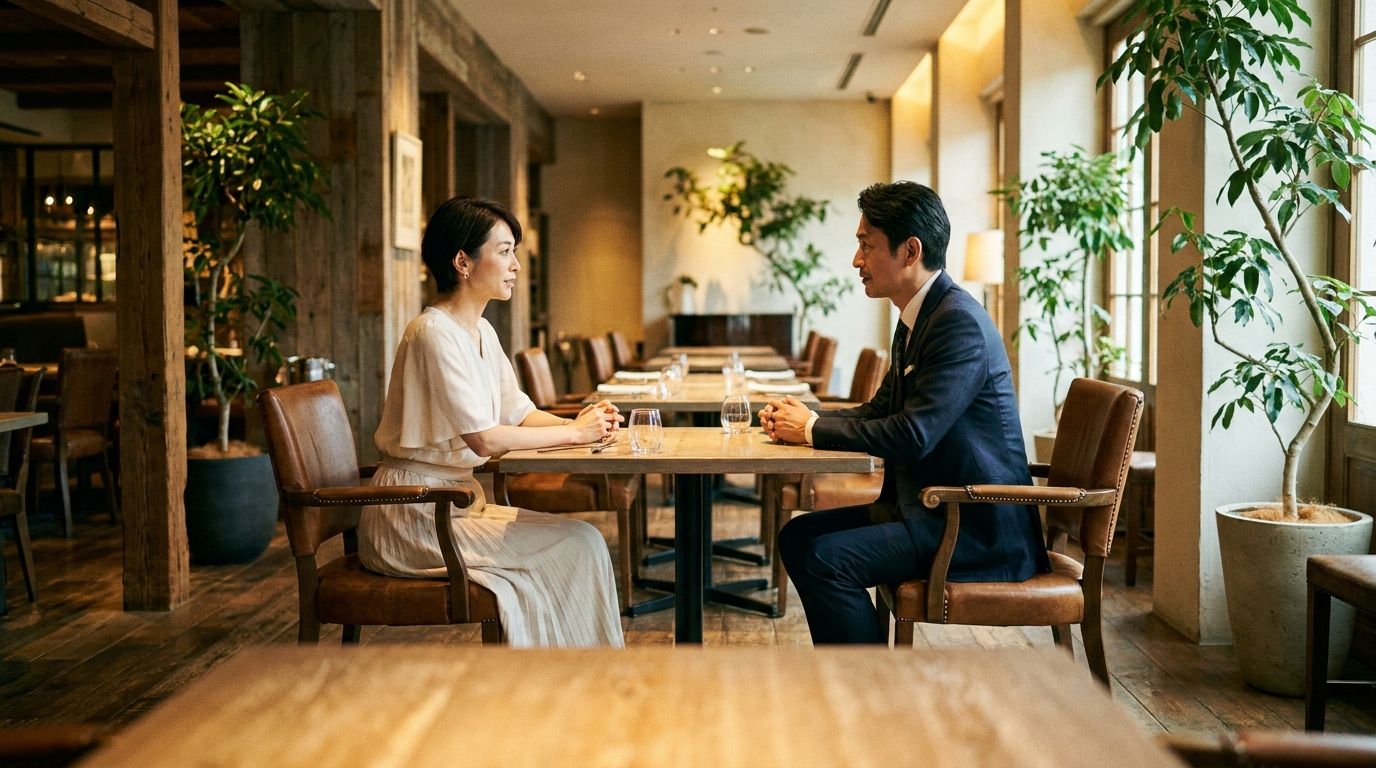 40代の落ち着いた会話