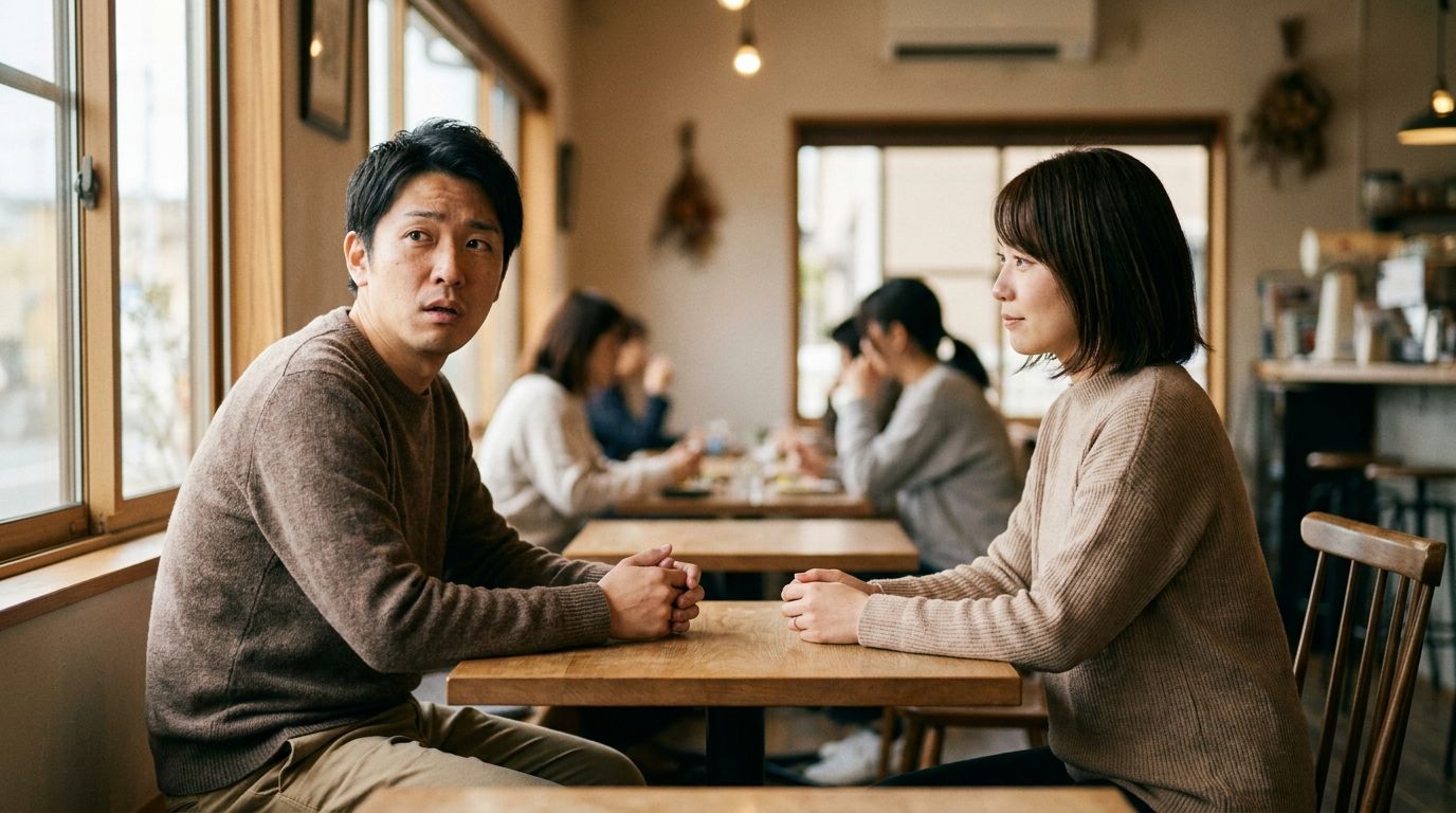 初対面のデートシーン