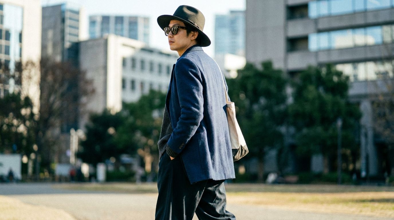 顔を隠した人物感の出し方例