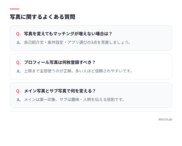 写真に関するFAQ
