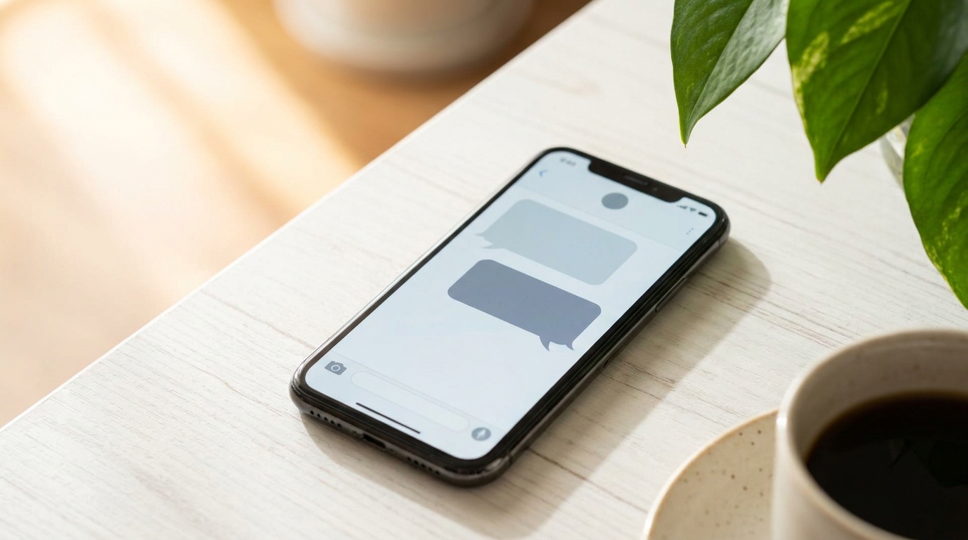 スマホのチャット画面イメージ