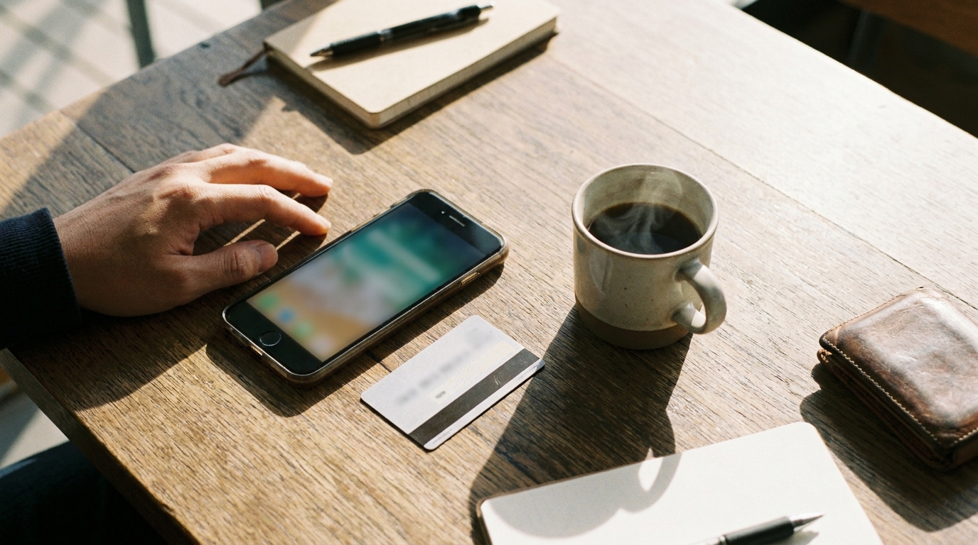 スマホとカードの課金イメージ