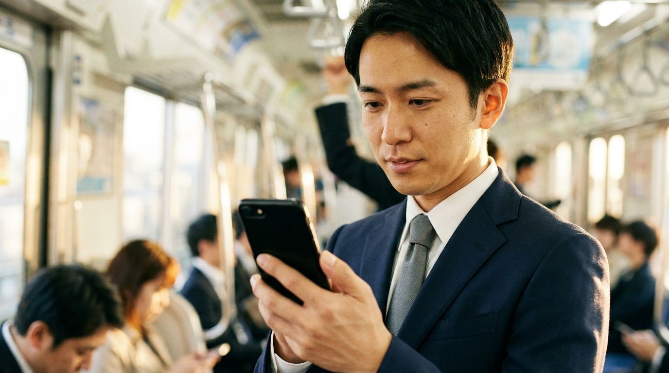 通勤中のスキマ時間活用