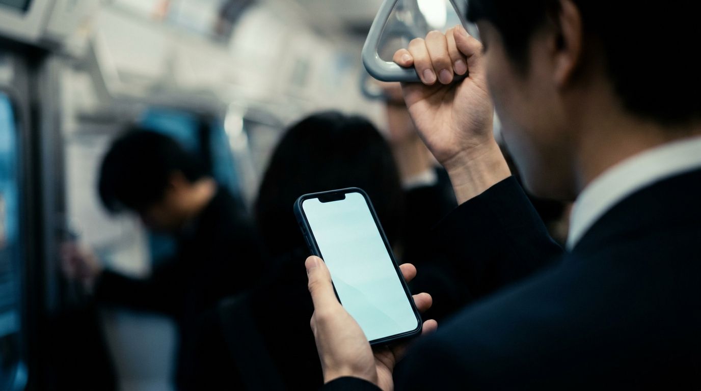 通知が出ないスマホのロック画面