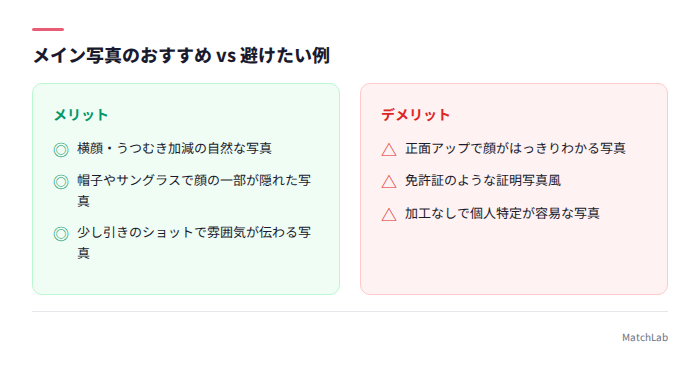 メイン写真のおすすめとNG例