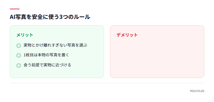 AI写真を安全に使う3ルール