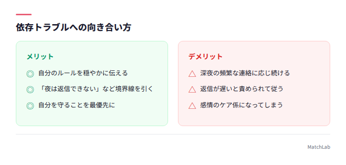 依存トラブルの対処法