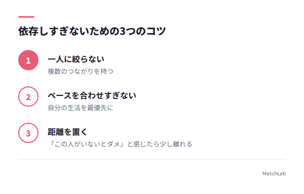 依存しないための3つのコツの手順ガイド