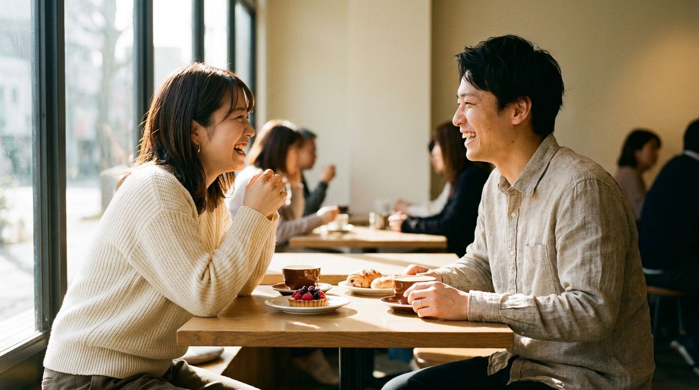 カフェでの初デート