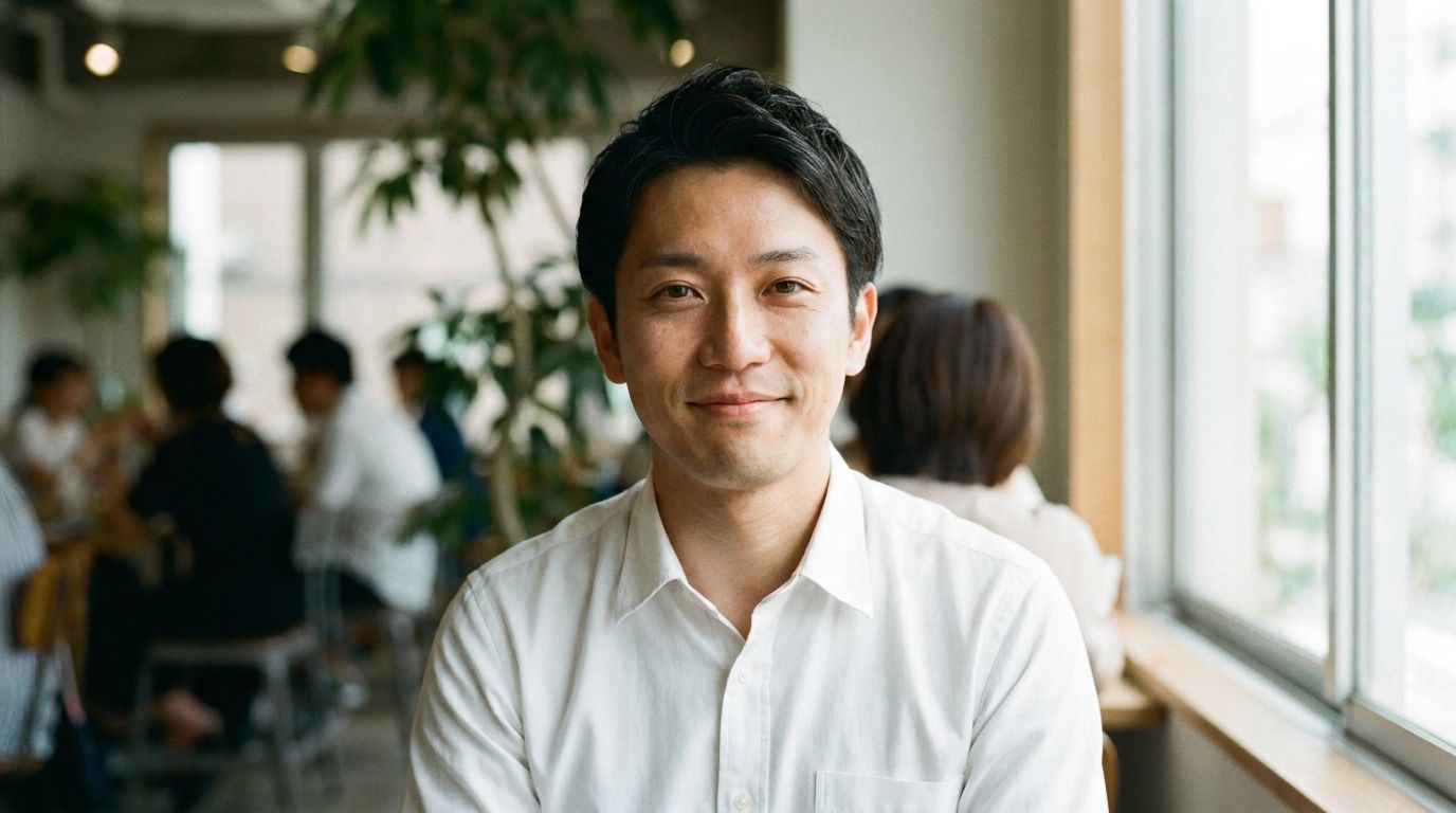 清潔感のある男性写真イメージ